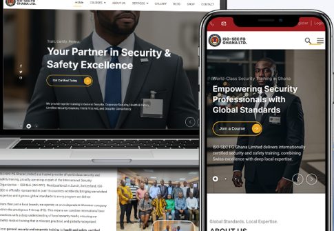 Website for a Security Training